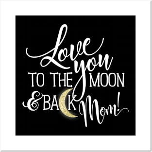 Moon And Back Posters and Art